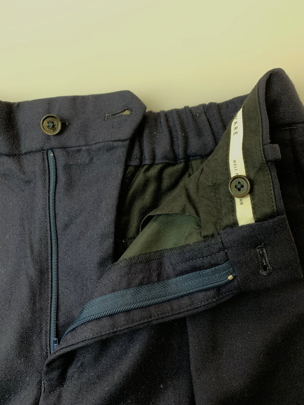 【中古品】【メンズ】 MARKAWARE マーカウェア TAPERD PANT テーパードパンツ ボトムス 151-260529-yn-30-min サイズ：表記不明 下記参照 カラー：ネイビー 万代Net店