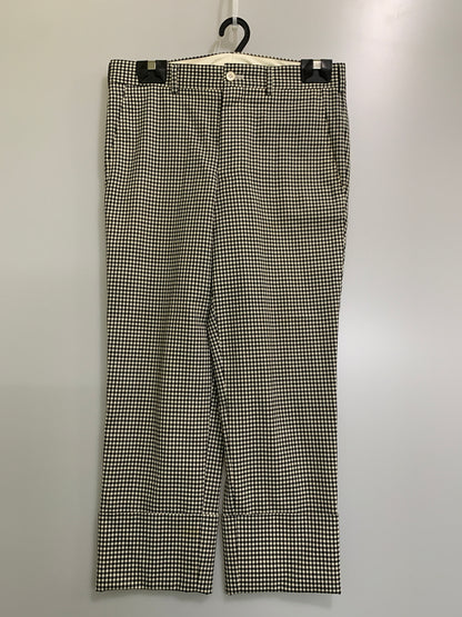 【中古品】【メンズ】 COMME DES GARCONS HOMME PLUS コムデギャルソンオムプリュス PI-P034 WOOL CHECK SLACKS ウールチェックスラックス ボトムス 151-260531-AS-2-min サイズ：Sリーバイス カラー：ブラック/ホワイト 万代Net店