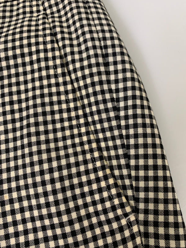 【中古品】【メンズ】 COMME DES GARCONS HOMME PLUS コムデギャルソンオムプリュス PI-P034 WOOL CHECK SLACKS ウールチェックスラックス ボトムス 151-260531-AS-2-min サイズ：Sリーバイス カラー：ブラック/ホワイト 万代Net店