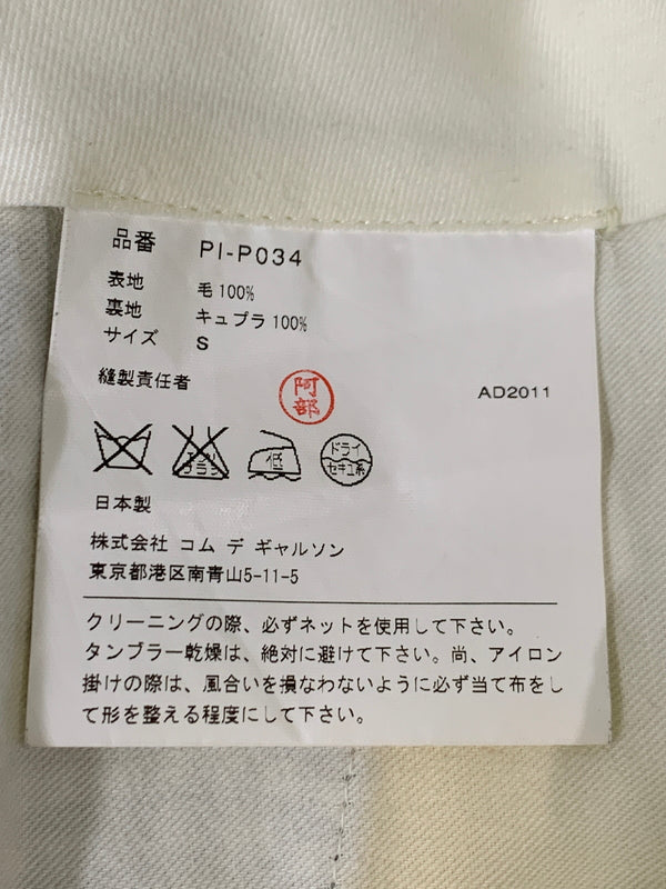 【中古品】【メンズ】 COMME DES GARCONS HOMME PLUS コムデギャルソンオムプリュス PI-P034 WOOL CHECK SLACKS ウールチェックスラックス ボトムス 151-260531-AS-2-min サイズ：Sリーバイス カラー：ブラック/ホワイト 万代Net店