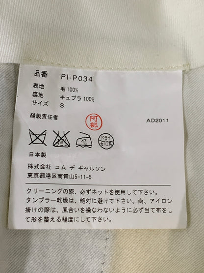 【中古品】【メンズ】 COMME DES GARCONS HOMME PLUS コムデギャルソンオムプリュス PI-P034 WOOL CHECK SLACKS ウールチェックスラックス ボトムス 151-260531-AS-2-min サイズ：Sリーバイス カラー：ブラック/ホワイト 万代Net店