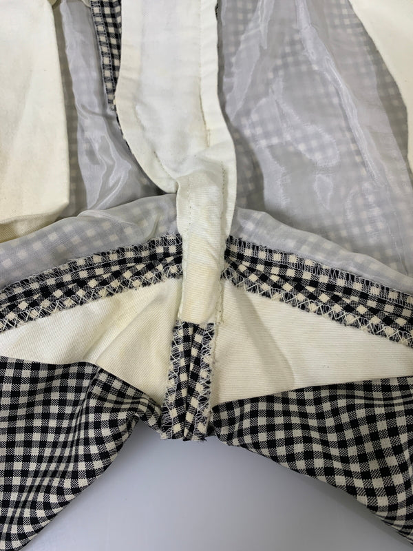 【中古品】【メンズ】 COMME DES GARCONS HOMME PLUS コムデギャルソンオムプリュス PI-P034 WOOL CHECK SLACKS ウールチェックスラックス ボトムス 151-260531-AS-2-min サイズ：Sリーバイス カラー：ブラック/ホワイト 万代Net店