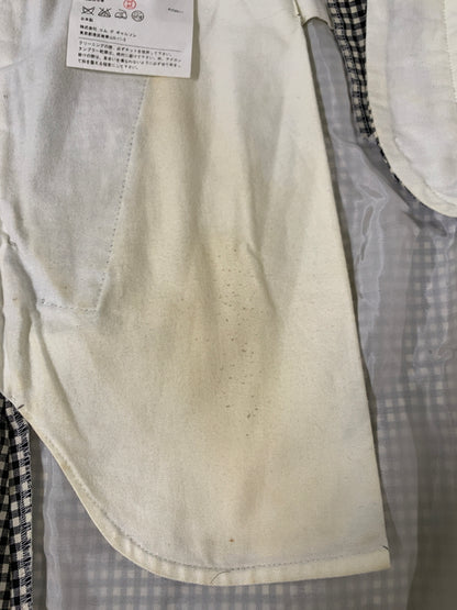 【中古品】【メンズ】 COMME DES GARCONS HOMME PLUS コムデギャルソンオムプリュス PI-P034 WOOL CHECK SLACKS ウールチェックスラックス ボトムス 151-260531-AS-2-min サイズ：Sリーバイス カラー：ブラック/ホワイト 万代Net店