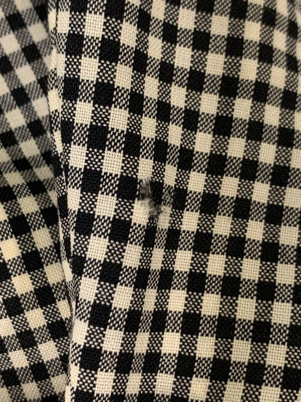 【中古品】【メンズ】 COMME DES GARCONS HOMME PLUS コムデギャルソンオムプリュス PI-P034 WOOL CHECK SLACKS ウールチェックスラックス ボトムス 151-260531-AS-2-min サイズ：Sリーバイス カラー：ブラック/ホワイト 万代Net店