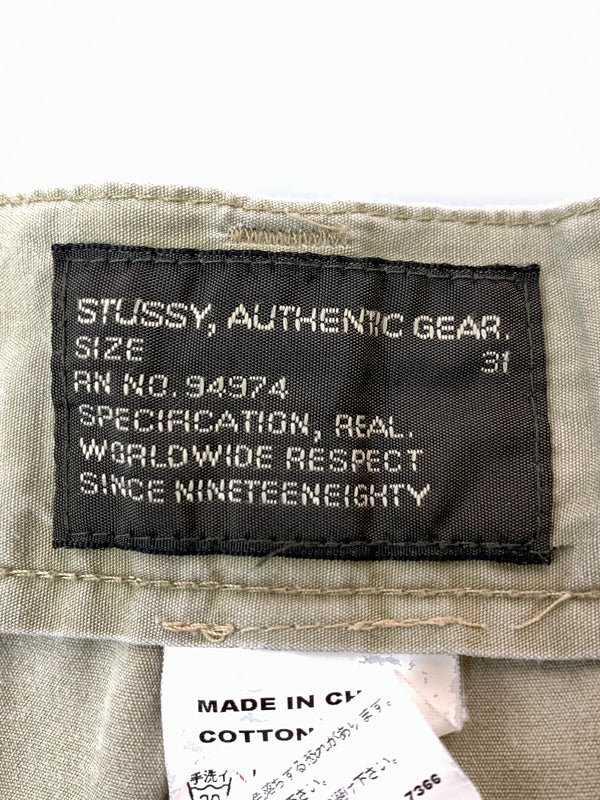 【中古品】【メンズ】 OLD STUSSY オールドステューシー 90-00S MILITARY PANT ミリタリーパンツ ボトムス 153-260531-AS-8-min サイズ：31 カラー：ベージュ 万代Net店