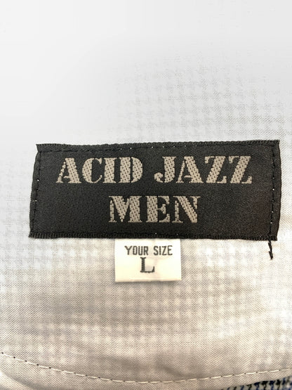 【中古品】【メンズ】 ACID JAZZ MEN アシッドジャズメン 5-BUTTON PANT 5ボタン パンツ ボトムス 157-260529-yn-29-min サイズ：L カラー：ブルー/ブラック/ホワイト 万代Net店
