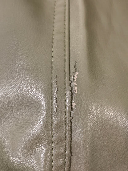【中古品】【メンズ】 ROLD SKOV ロールド スコフ ECO LEATHER LOOSE BIKER PANTS エコ レザー ルーズ バイカーパンツ メンズ ボトムス 152-260530-KS-35-min サイズ：M カラー：ブラウン 万代Net店
