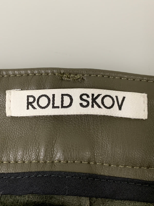 【中古品】【メンズ】 ROLD SKOV ロールド スコフ ECO LEATHER LOOSE BIKER PANTS エコ レザー ルーズ バイカーパンツ メンズ ボトムス 152-260530-KS-35-min サイズ：M カラー：ブラウン 万代Net店