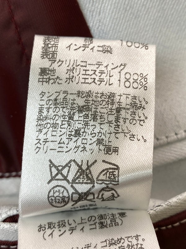 【中古品】【メンズ】 CUSTOM CULTURE カスタム カルチャー 00S COATING DENIM COAT コーティング デニム コート 00年代 メンズ アウター ヴィンテージ 146-260615-em-31-min サイズ：48 カラー：ホワイト系 万代Net店