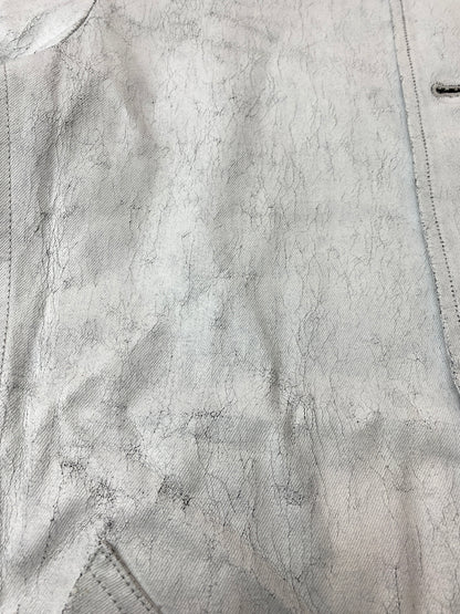【中古品】【メンズ】 CUSTOM CULTURE カスタム カルチャー 00S COATING DENIM COAT コーティング デニム コート 00年代 メンズ アウター ヴィンテージ 146-260615-em-31-min サイズ：48 カラー：ホワイト系 万代Net店