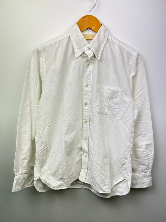 【中古品】【メンズ】 The Stylist Japan ザ・スタイリストジャパン OXFORD B.D SHIRT TSJS-61901-22 オックスフォード ボタンダウンシャツ 長袖 トップス 178-260627-kk-05-hon サイズ：S カラー：ホワイト 万代Net店