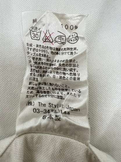 【中古品】【メンズ】 The Stylist Japan ザ・スタイリストジャパン OXFORD B.D SHIRT TSJS-61901-22 オックスフォード ボタンダウンシャツ 長袖 トップス 178-260627-kk-05-hon サイズ：S カラー：ホワイト 万代Net店