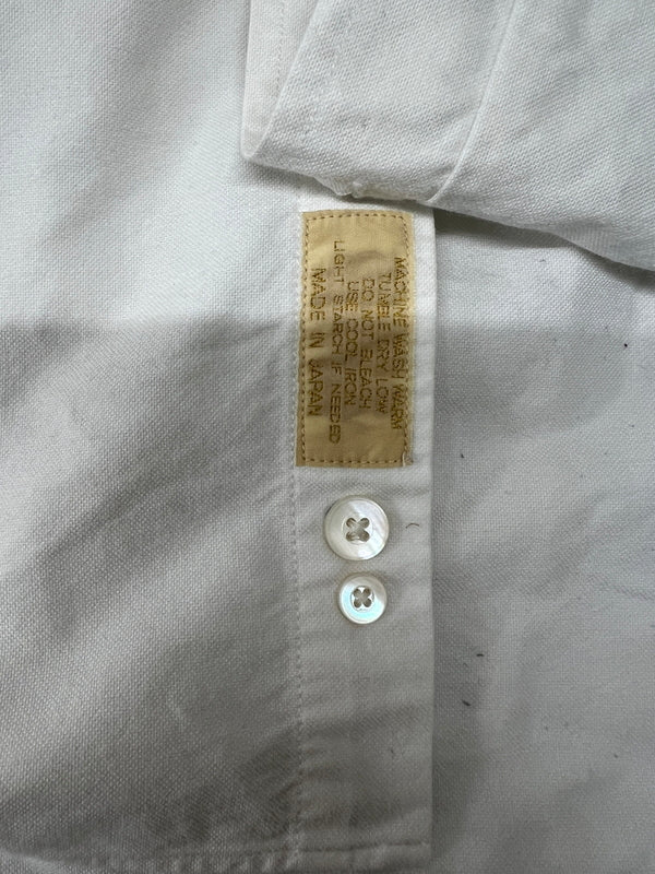 【中古品】【メンズ】 The Stylist Japan ザ・スタイリストジャパン OXFORD B.D SHIRT TSJS-61901-22 オックスフォード ボタンダウンシャツ 長袖 トップス 178-260627-kk-05-hon サイズ：S カラー：ホワイト 万代Net店