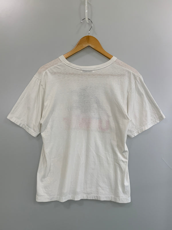 【中古品】【メンズ】 U.W.F. 80S PROFESSIONAL WRESTLING TEE ユニバーサル レスリング プロレス 半袖Tシャツ 146-260714-ta-20-min サイズ：サイズ不明 カラー：ホワイト 万代Net店
