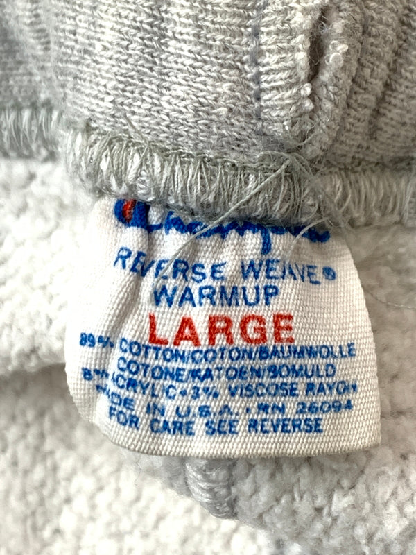【現状渡し品】【メンズ】 CHAMPION チャンピオン 80S トリコタグ REVERSE WEAVE SWEATPANTS スウェットパンツ ボトムス ヴィンテージ 157-260531-AS-9-min サイズ：L カラー：グレー 万代Net店
