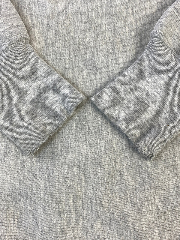 【現状渡し品】【メンズ】 CHAMPION チャンピオン 90's MICHIGAN REVERSE WEAVE SWEATSHIRT 90年代 リバースウィーブ スウェットシャツ トレーナー トップス 146-260529-yn-02-min サイズ：L カラー：ライトグレー 万代Net店