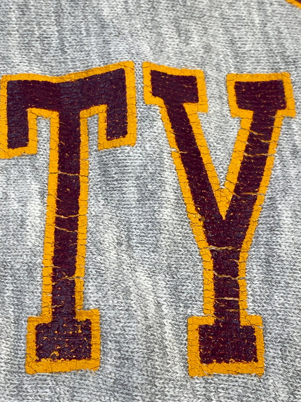 【現状渡し品】【メンズ】 CHAMPION チャンピオン 90's BLOOMSBURS UNIVERSITY REVERE WEAVE SWEATSHIRT リバースウィーブ スウェットシャツ トレーナー トップス 146-260529-yn-03-min サイズ：L カラー：ライトグレー 万代Net店