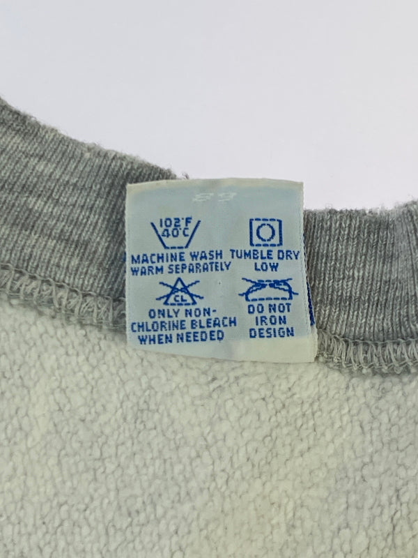 【現状渡し品】【メンズ】 CHAMPION チャンピオン 90's BLOOMSBURS UNIVERSITY REVERE WEAVE SWEATSHIRT リバースウィーブ スウェットシャツ トレーナー トップス 146-260529-yn-03-min サイズ：L カラー：ライトグレー 万代Net店
