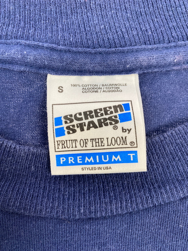 【現状渡し品】【メンズ】 MANIC STREET PREACHERS マニック ストリート プリーチャーズ 90's PRINT TEE 90年代 プリントTシャツ 半袖Tシャツ トップス 146-260527-yn-36-min サイズ：S カラー：ネイビー 万代Net店