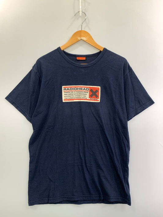 【中古品】【メンズ】 RADIOHEAD レディオヘッド 90S MUTAGENIC TEE 90年代 ミュータジェニック Tシャツ トップス 146-260526-jt-24-min サイズ：M カラー：ネイビー 万代Net店
