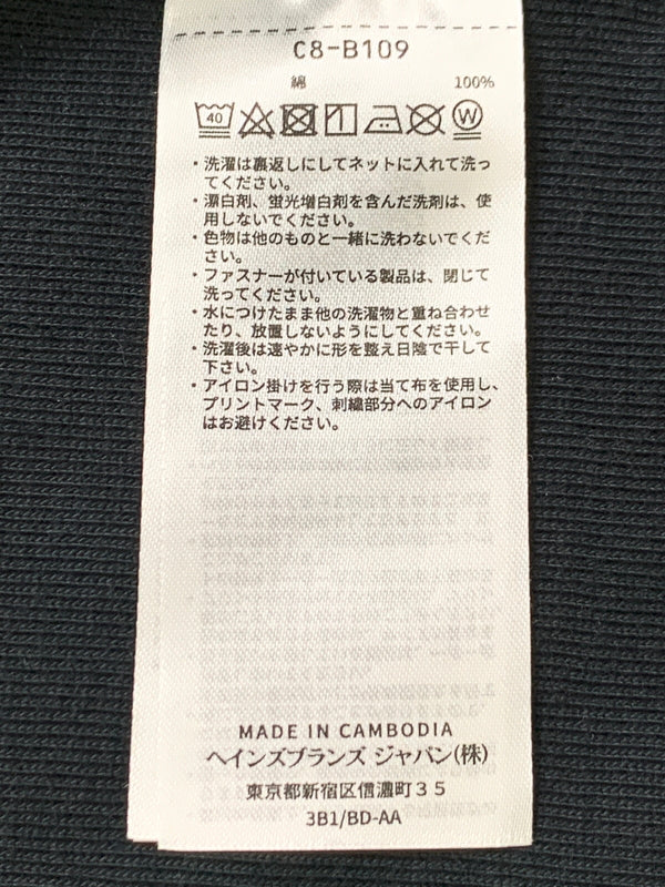 【中古品】【メンズ】 XLARGE エクストララージ ×CHAMPION チャンピオン C8-B109 LOGO REVERSE WEAVE ZIP HOODIE フルジップパーカー 142-260604-AS-58-min サイズ：XL カラー：ブラック 万代Net店