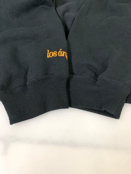 【中古品】【メンズ】 XLARGE エクストララージ ×CHAMPION チャンピオン C8-B109 LOGO REVERSE WEAVE ZIP HOODIE フルジップパーカー 142-260604-AS-58-min サイズ：XL カラー：ブラック 万代Net店