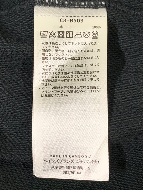 【中古品】【メンズ】 XLARGE エクストララージ ×CHAMPION チャンピオン C8-B503 LOGO REVERSE WEAVE SHORTS リバースウィーブ ショーツ 159-260523-zi-24-min サイズ：XL カラー：ブラック 万代Net店