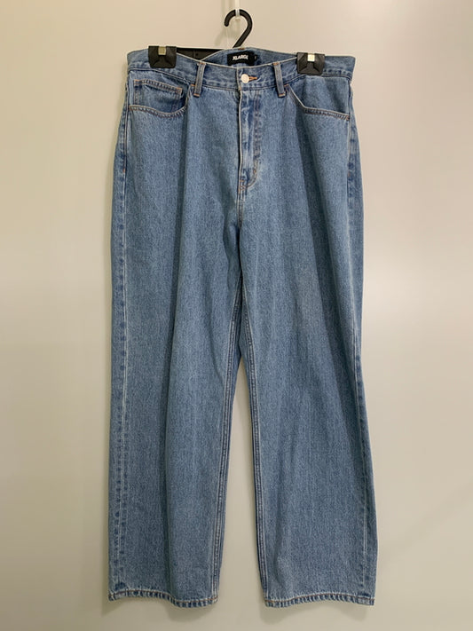 【中古品】【メンズ】 XLARGE エクストララージ 101214031006 STRAIGHT DENIM PANTS ストレートデニムパンツ 153-260523-zi-25-min サイズ：36 カラー：インディゴ 万代Net店
