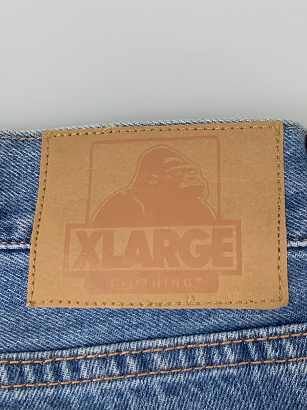 【中古品】【メンズ】 XLARGE エクストララージ 101214031006 STRAIGHT DENIM PANTS ストレートデニムパンツ 153-260523-zi-25-min サイズ：36 カラー：インディゴ 万代Net店