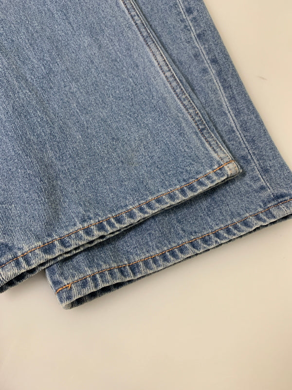 【中古品】【メンズ】 XLARGE エクストララージ 101214031006 STRAIGHT DENIM PANTS ストレートデニムパンツ 153-260523-zi-25-min サイズ：36 カラー：インディゴ 万代Net店