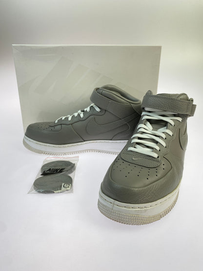 【中古品】【メンズ】 NIKE ナイキ NIKELAB AIR FORCE 1 MID 819677-001 ナイキラボ エア フォース 1 ミッド スニーカー 靴 160-260523-kk-04-min カラー：LGHT CHARCOAL/LGHT CHRCL-WHITE 万代Net店