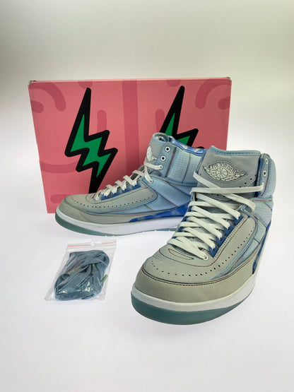 【中古品】【メンズ】 J BALVIN J. バルヴィン × NIKE ナイキ AIR JORDAN 2 RETRO SP DQ7691-419 レトロ SP スニーカー メンズ シューズ 靴 160-260524-em-02-min サイズ：26.5cm カラー：CELESTINE BLUE WHITE MULTI COLOR 万代Net店