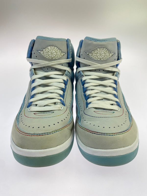 【中古品】【メンズ】 J BALVIN J. バルヴィン × NIKE ナイキ AIR JORDAN 2 RETRO SP DQ7691-419 レトロ SP スニーカー メンズ シューズ 靴 160-260524-em-02-min サイズ：26.5cm カラー：CELESTINE BLUE WHITE MULTI COLOR 万代Net店