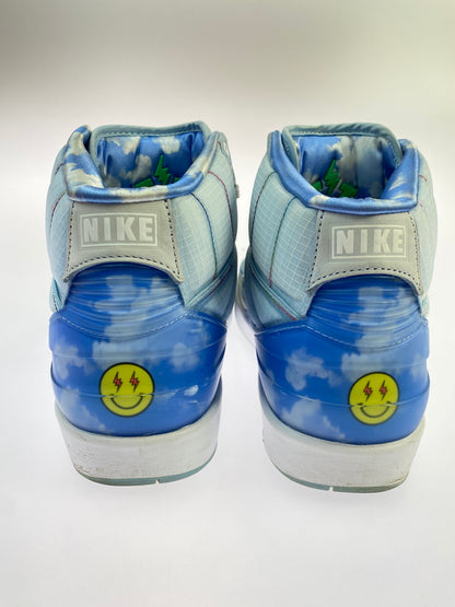 【中古品】【メンズ】 J BALVIN J. バルヴィン × NIKE ナイキ AIR JORDAN 2 RETRO SP DQ7691-419 レトロ SP スニーカー メンズ シューズ 靴 160-260524-em-02-min サイズ：26.5cm カラー：CELESTINE BLUE WHITE MULTI COLOR 万代Net店