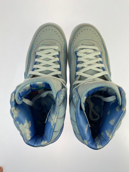 【中古品】【メンズ】 J BALVIN J. バルヴィン × NIKE ナイキ AIR JORDAN 2 RETRO SP DQ7691-419 レトロ SP スニーカー メンズ シューズ 靴 160-260524-em-02-min サイズ：26.5cm カラー：CELESTINE BLUE WHITE MULTI COLOR 万代Net店