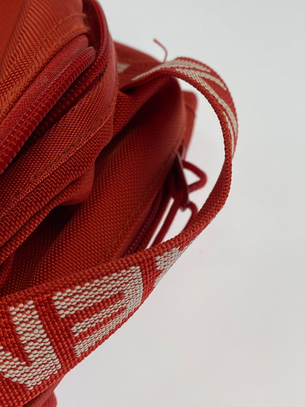 【中古品】【メンズ】 SUPREME シュプリーム LOGO BACKPACK バックパック リュック カバン 149-260607-AS-9-min カラー：レッド 万代Net店