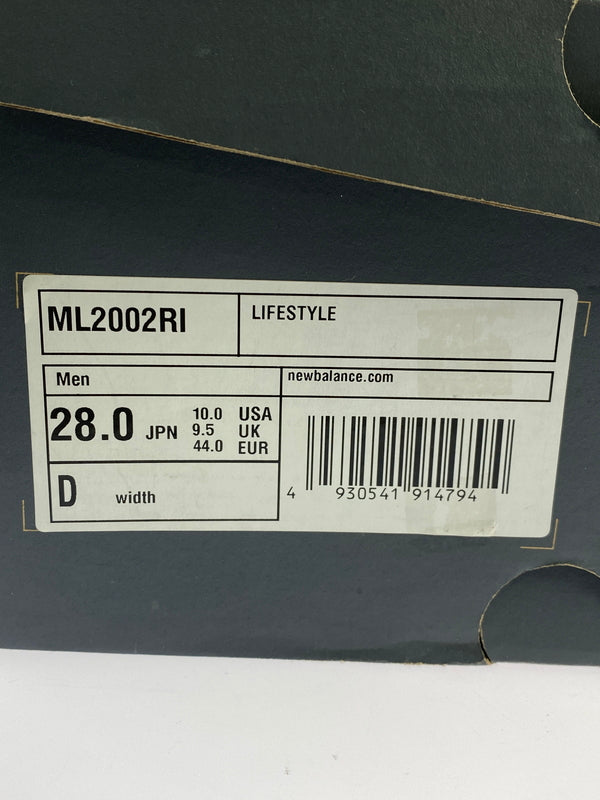 【中古品】【メンズ】 NEW BALANCE ニューバランス ML2002RI スニーカー メンズ シューズ 靴 162-260524-em-09-min サイズ：28.0cm カラー：トリプルホワイト 万代Net店