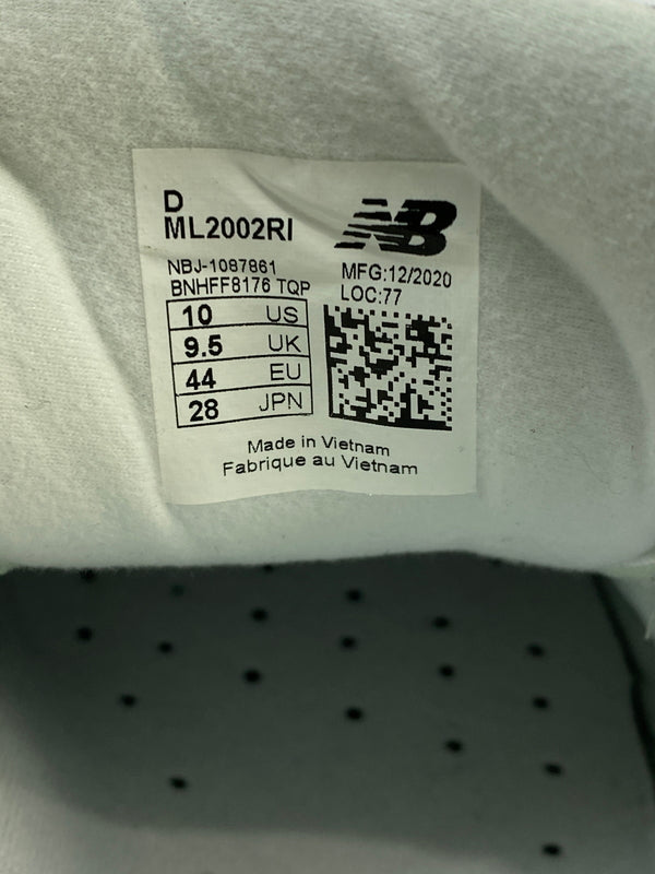 【中古品】【メンズ】 NEW BALANCE ニューバランス ML2002RI スニーカー メンズ シューズ 靴 162-260524-em-09-min サイズ：28.0cm カラー：トリプルホワイト 万代Net店