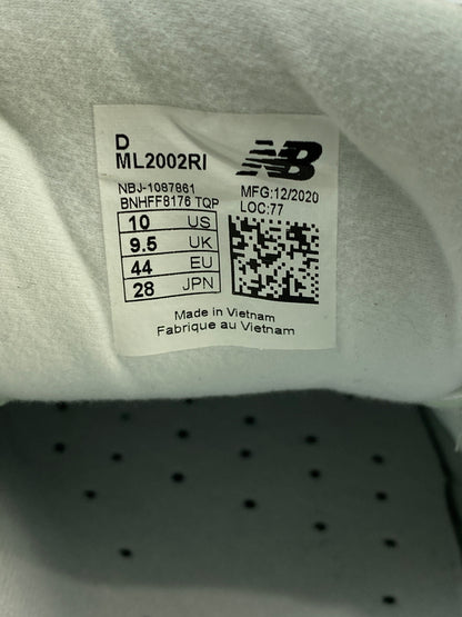 【中古品】【メンズ】 NEW BALANCE ニューバランス ML2002RI スニーカー メンズ シューズ 靴 162-260524-em-09-min サイズ：28.0cm カラー：トリプルホワイト 万代Net店