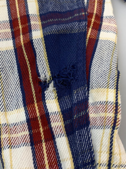 【現状渡し品】【メンズ】 BIGMAC ビッグマック 80S USA製 LS CHECK SHIRT ロングスリーブ チェックシャツ 長袖シャツ 146-260610-kt-17-min サイズ：L カラー：マルチカラー 万代Net店