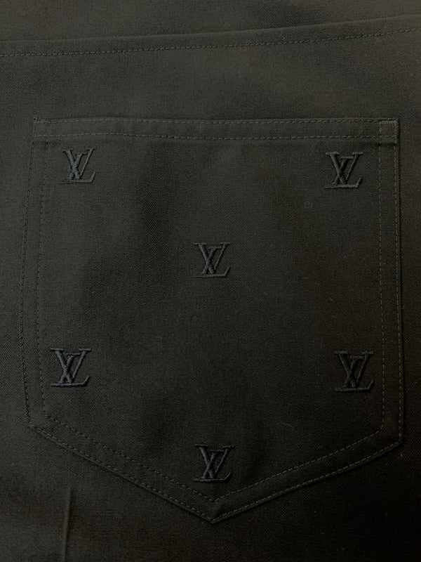 【中古美品】【メンズ】 LOUIS VUITTON ルイ・ヴィトン 25SS テーラードウール カーペンターパンツ RM251MM PQR HSP43W ボトムス 179-260526-jt-22-min サイズ：50 カラー：ブラック 万代Net店