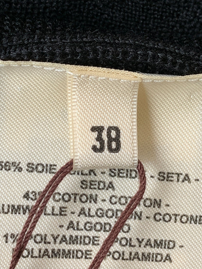 【中古美品】【レディース】 HERMES エルメス 4E2732DC NAOUSSA CHAINE CHAINE D'ANCRE ナウサ シェーヌ シェーヌダンクル ロング カーディガン トップス 168-260526-jt-09-min サイズ：38 カラー：ブラック 万代Net店