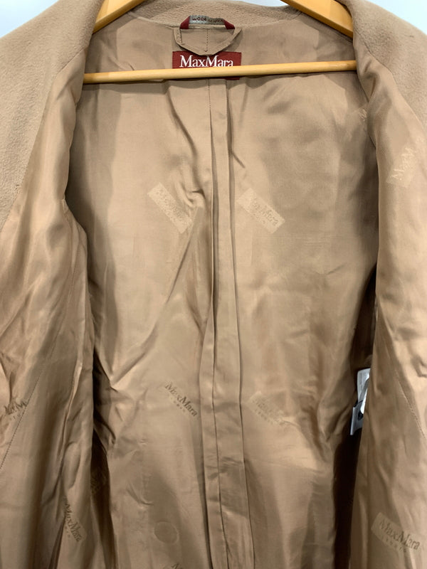 【中古品】【レディース】 MAX MARA マックスマーラ WOOL LONG COAT 60161019600 ウール ロング コート アウター 168-260526-jt-06-min サイズ：42 カラー：ベージュ 万代Net店