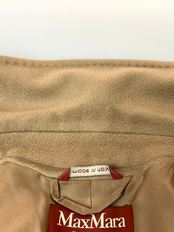 【中古品】【レディース】 MAX MARA マックスマーラ WOOL LONG COAT 60161019600 ウール ロング コート アウター 168-260526-jt-06-min サイズ：42 カラー：ベージュ 万代Net店