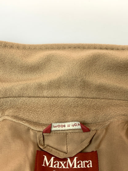 【中古品】【レディース】 MAX MARA マックスマーラ WOOL LONG COAT 60161019600 ウール ロング コート アウター 168-260526-jt-06-min サイズ：42 カラー：ベージュ 万代Net店
