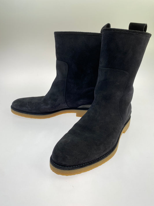 【中古品】【メンズ】 LOUIS VUITTON ルイ・ヴィトン ペコスミドルブーツ カジュアルブーツ メンズ 靴 シューズ 179-260524-em-17-min サイズ：9 カラー：ブラック 万代Net店