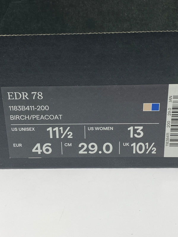 【中古品】【メンズ】 ONITSUKA TIGER オニツカタイガー ローカットスニーカー 1183B411 EDR78 イーディーアール 78 スニーカー メンズ シューズ 靴 162-260524-em-10-min サイズ：29.0cm カラー：アイボリー/ネイビー 万代Net店