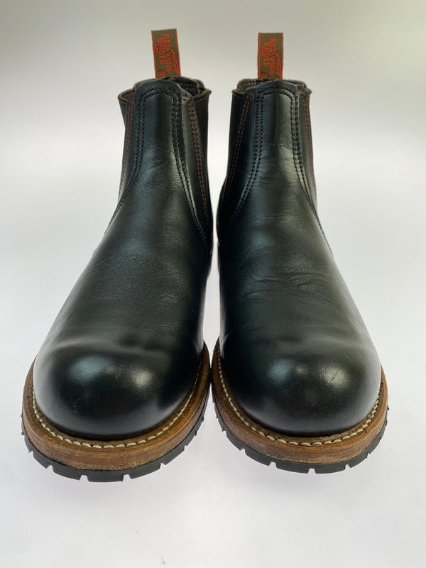 【中古品】【メンズ】 RED WING レッドウィング CHELSEA 2918 チェルシー2918 サイドゴアブーツ チェルシーブーツ オイルドレザー メンズ シューズ 164-260524-em-14-min サイズ：27.5cm カラー：ブラック 万代Net店