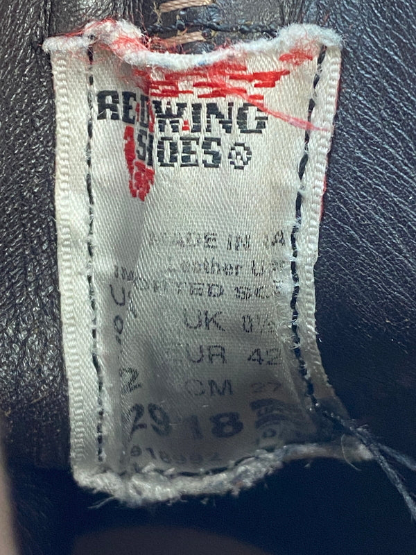 【中古品】【メンズ】 RED WING レッドウィング CHELSEA 2918 チェルシー2918 サイドゴアブーツ チェルシーブーツ オイルドレザー メンズ シューズ 164-260524-em-14-min サイズ：27.5cm カラー：ブラック 万代Net店