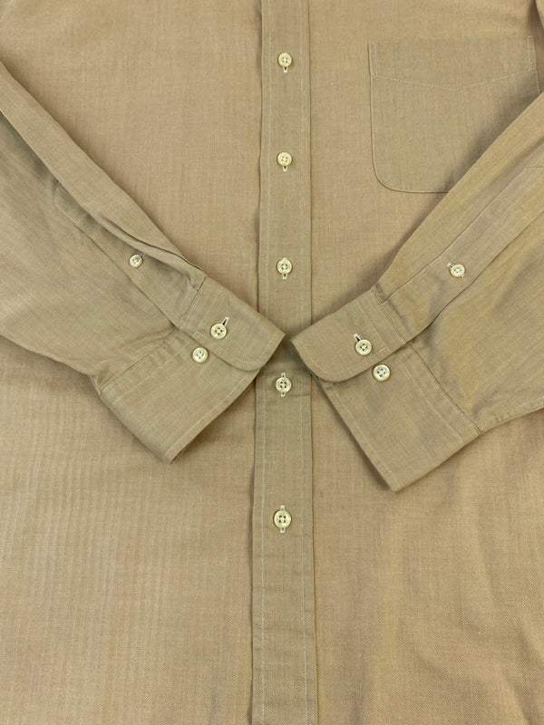 【中古品】【メンズ】 POLO by RALPH LAUREN ポロバイラルフローレン 90S ANDREW CLASSIC FIT L S SHIRT 長袖シャツ ロングスリーブ 146-260604-AS-24-min サイズ：17 1/2 カラー：ブラウン 万代Net店